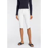 Arizona Caprijeans schmale Passform, mit Destroyed-Effekten, niedrige Leibhöhe Gr. 42 N-Gr, white, , 434871-42 N-Gr