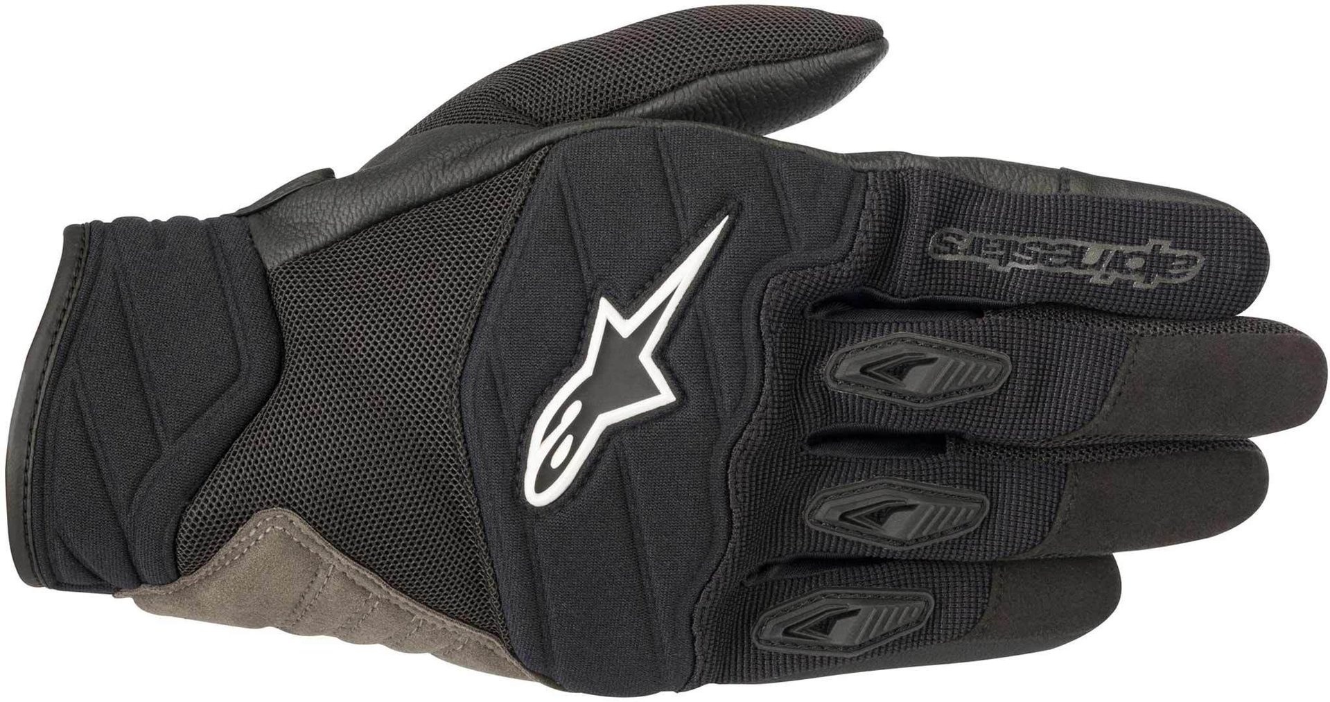 Alpinestars Shore Handschuhe, schwarz-weiss, Größe 3XL