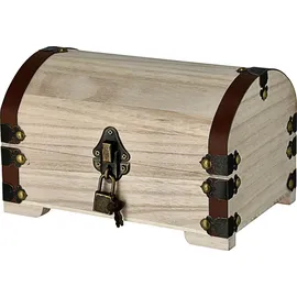 Cepewa Holztruhe 21,5 x 15 x 13,5 cm 1-tlg. braun