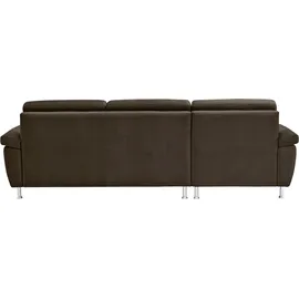 CALIZZA INTERIORS »Onyx L-Form«, Recamiere links oder rechts, wahlweise mit Bettfunktion, Breite 270 cm