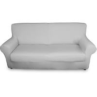 BIANCHERIAWEB Magic Sesselbezug, elastisch, einfarbig, Weiß, geeignet für Sessel von 85 bis 100 cm mit Sitztiefe 65 cm, Sesselbezug schmutzabweisend und fusselfrei