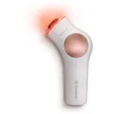 Therabody TheraFace PRO | 6-IN-1 Gesichtspflege perkussive Therapiemassage - Mikrostrom - Blaue & Rote LED von Therabody (Weiß)