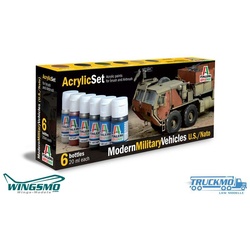 Italeri Acryl Set Moderne Militärfahrzeuge 0442