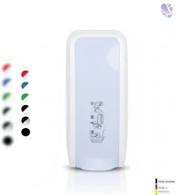 Blanc HYGIENIC Spender für Toilettensitzreinigung MANUELL bis zu 1.000 Anwendungen je 1-Liter, blitzschneller Kartuschenwechsel, Blanc Cosmos