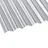 Scobalit Sinus 76/18 Acryl 250 x 104,5 cm 1,5 mm klar