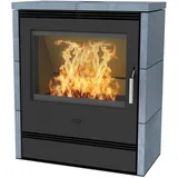 FIREPLACE Rönky Stahl gussgrau/Speckstein