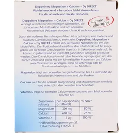 Doppelherz Aktiv Magnesium + Calcium + D3 Direct Pellets 20 St.