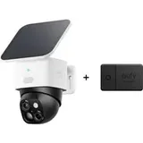 eufy Set - mit SoloCam S340 - Dual Kamera Schwenk & Neige Outdoor Kamera + Smart Tracker Card