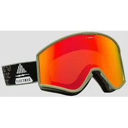 Electric EK1 Drama Moss Black+Bonus Lens Goggle red chrome Gr. Uni