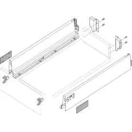 Blum Tandembox Antaro M Schubladenschienen-set 450 mm
