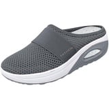 Damen Sneaker, Vorne Geschlossen Sommer Arbeitsschuhe Air Cushion Diabetic Abrollschuhe Mesh mit Leichter Sohle Deichmann Schuhe Balariner Schuhe Atmungsaktiv Outdoor Deichmann Schuhe Clogs - 39 EU