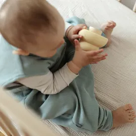 EMMA & NOAH Baby Schlafsack mit Füßen Essential Mint 100