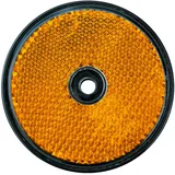 LAS Runder Reflektor für PKW Anhänger 2 Stück Orange