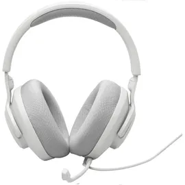 JBL Quantum 100M2 Kabelgebundenes Over-Ear Gaming Headset QuantumSOUND Signature, 3,5-mm-Klinke, Multi-Plattform-Kompatibilität und abnehmbarem Mikrofon mit Stummschaltungsoption, Weiß