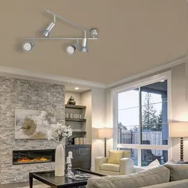 monzana LED Deckenstrahler 3 flammig rund geschwungen