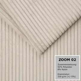 A&J MöbelLand RALF 120 x 200 cm H2 Beige