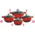 Cheffinger Topf-Set 8-tlg. 4 x Kochtopf 20 cm + 24 cm + 28 cm + 32 cm