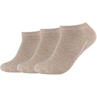 camano 3er Pack camano ca-Soft Sneakersocken 8300 - sand melange 35-38