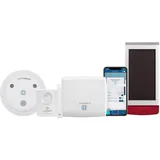 Homematic IP Smart Home Starter Set Alarm, digitaler Fenstersensor und Bewegungsmelder, Funk Innensirene und Außensirene mit Solarpanel, warnt hörbar, sichtbar und per kostenloser Homematic IP App