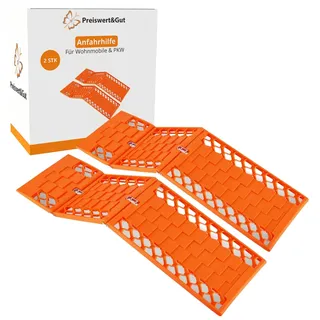 Preiswert & Gut Anfahrhilfe Set 60x30 cm faltbar bis 3t Traktionshilfe Schnee Sand Matsch für PKW Wohnmobil Camper Transporter