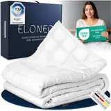 eloneo Gewichtsdecke Entspannungsdecke & Anti-Stress Therapiedecke, 200x200cm, 11 kg