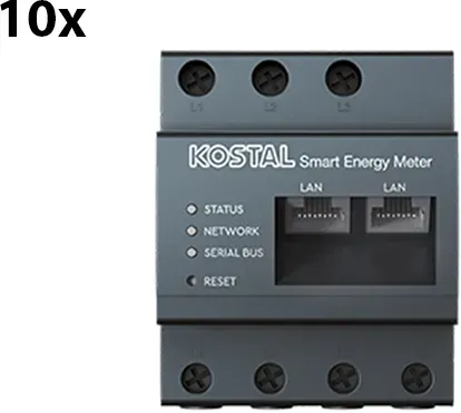 10x SMART ENERGY 0% MwSt §12 III UstG METER G2 3-Phasen Energiemessung bis 63 A