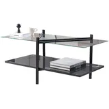 xl moebel gmbh Couchtisch Schwarz Marmor 49 x 50 x 129 cm