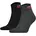 Socken 2er Pack Schwarz/Grau 35-38