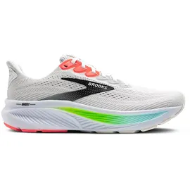 Brooks Ghost 17 Herren White/Pink Clay/Gecko 45,5