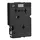 Brother TC-101 laminiert schwarz auf transparent 1,2cm x 7,7m