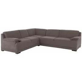 Home Affaire Eckcouch Mikrofaser 2-Sitzer Grau