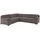 Home Affaire Eckcouch Mikrofaser 2-Sitzer Grau