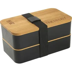 Yakiniku Bento-Box 11x9x19 cm, Lunchbox, Braun, Schwarz