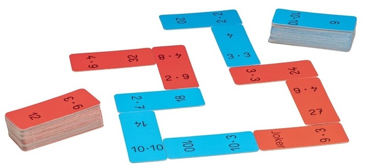 Domino Multiplikation Im 100Er Zahlenraum