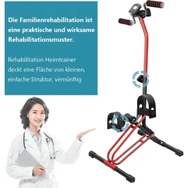 Costway Arm und Beintrainer Pedaltrainer, heimtrainer Fahrrad Mini Stepper Fitnessbike, 9 stufig verstellbar & 53 x 43 x 73-102 cm, ideal für Senioren,