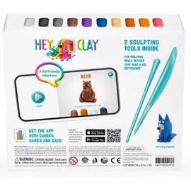 Hey Clay Set Waldtiere Bastelwerkzeug