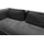 s-style möbel Sessel Bello Cord 327 x 176 x 64 cm Grau