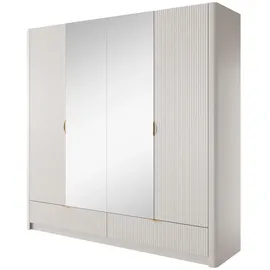 ax living Aufbewahrung Schrank Vespasia 213 x 208,4 x 0 cm Beige