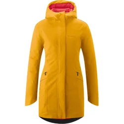 Funktionsjacke MAIER SPORTS "Henni", Damen, Gr. 42, gelb (sonnengelb), 100% Polyester, Jacken, Sportlicher Outdoormantel für Outdoor und City, leicht wattiert