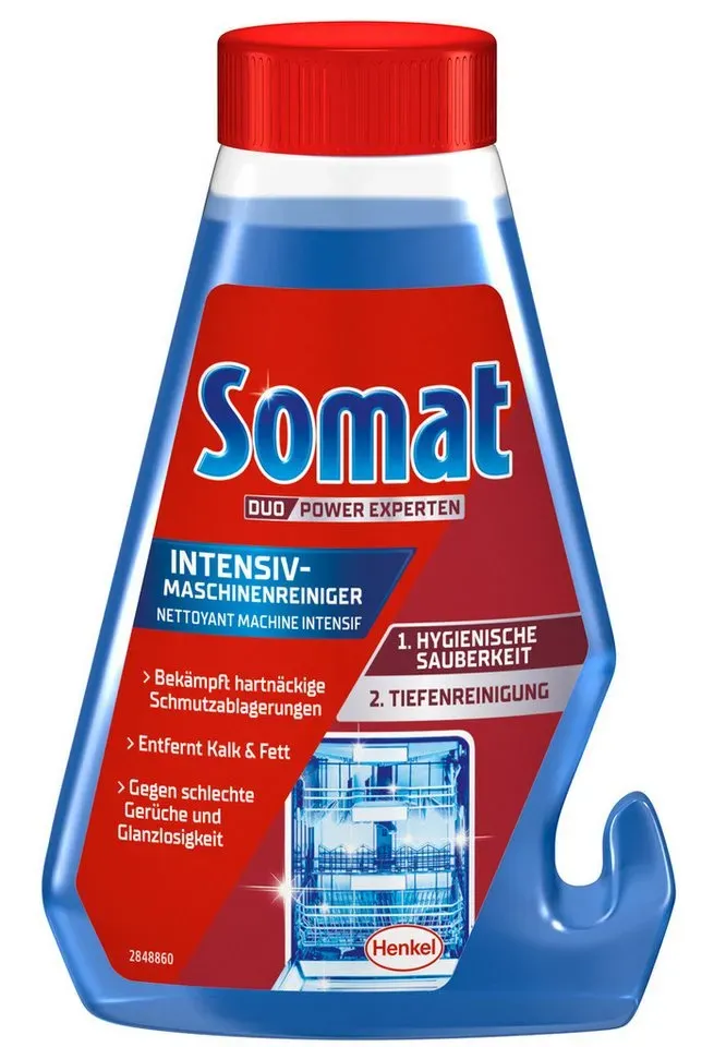 Somat Intensiv Tiefenreiniger 250 ml Spülmaschinenreiniger (1-St. Geschirrspülreiniger mit Entkalkungsfunktion für hygienische Sauberkeit)