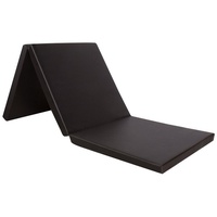 CCLIFE Weichbodenmatte Klappbar Turnmatte Weichbodenmatte Gymnastikmatte Yogamatte 180x60x5 schwarz