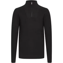 !Solid Troyer SDReco", Herren, Gr. 3XL, schwarz (true schwarz), Obermaterial: 70% Baumwolle CO recyc.. 30% Polyester Pol. recyc.., Pullover Troyer