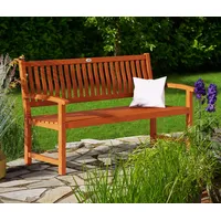 CASARIA Gartenbank Maxima Eukalyptusholz FSC®-zertifiziert 152x55x92cm