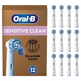 Oral B Oral-B Sensitive Clean Aufsteckbürsten für elektrische Zahnbürste, 12 Stück(e) Weiß