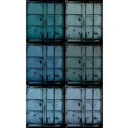 marburg Vliestapete »Smart Art Easy«, Kisten, blau