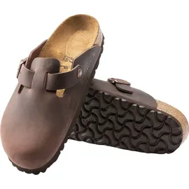 Birkenstock Boston Nubukleder geölt habana 41