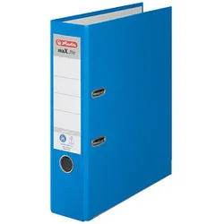 herlitz maX.file nature plus Ordner blau Karton 8,0 cm DIN A4