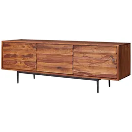 KADIMA DESIGN HiFi Lowboard WL5.636 Massivholz Landhaus TV Kommode | Gr.: onesize