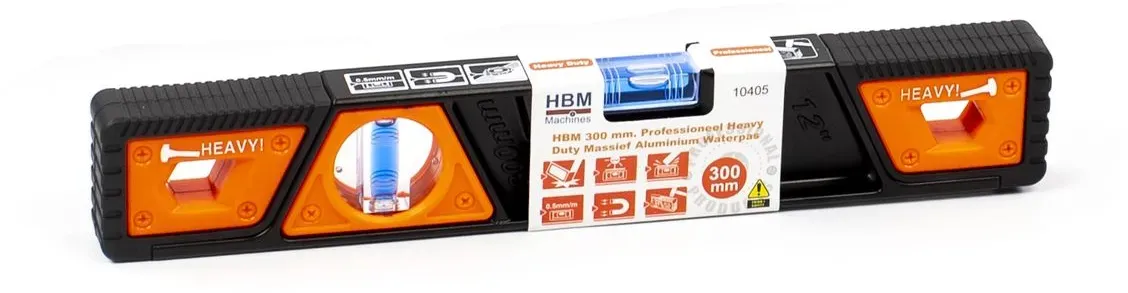 Professionelle Hochleistungs-Wasserwaagen aus massivem Aluminium von HBM
