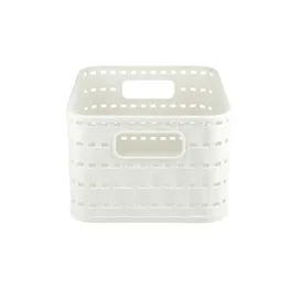 Rotho Aufbewahrungskorb COUNTRY 18 x 14 x 10 cm weiß